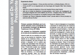 Yair Maimon, is interviewed by the prestigious Journal of TCM "The Pulse of Life"